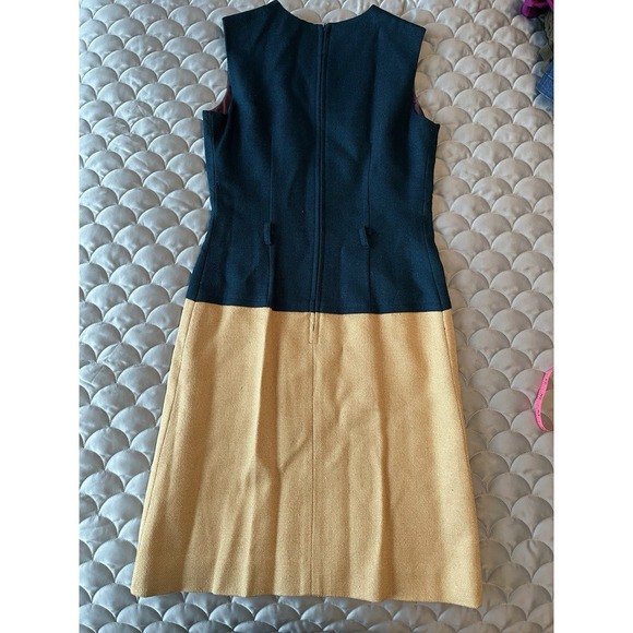 Vintage Country Set Mid Century Dress Knee Length Small (4-6) 70s/80s Preppy - Picture 8 of 10